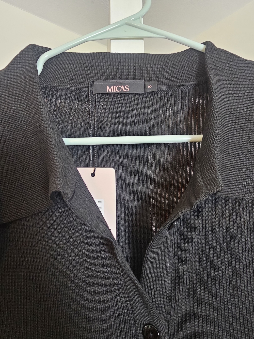 MICAS Ribbed Button-Down Maxi Dress - Picture 2 of 3